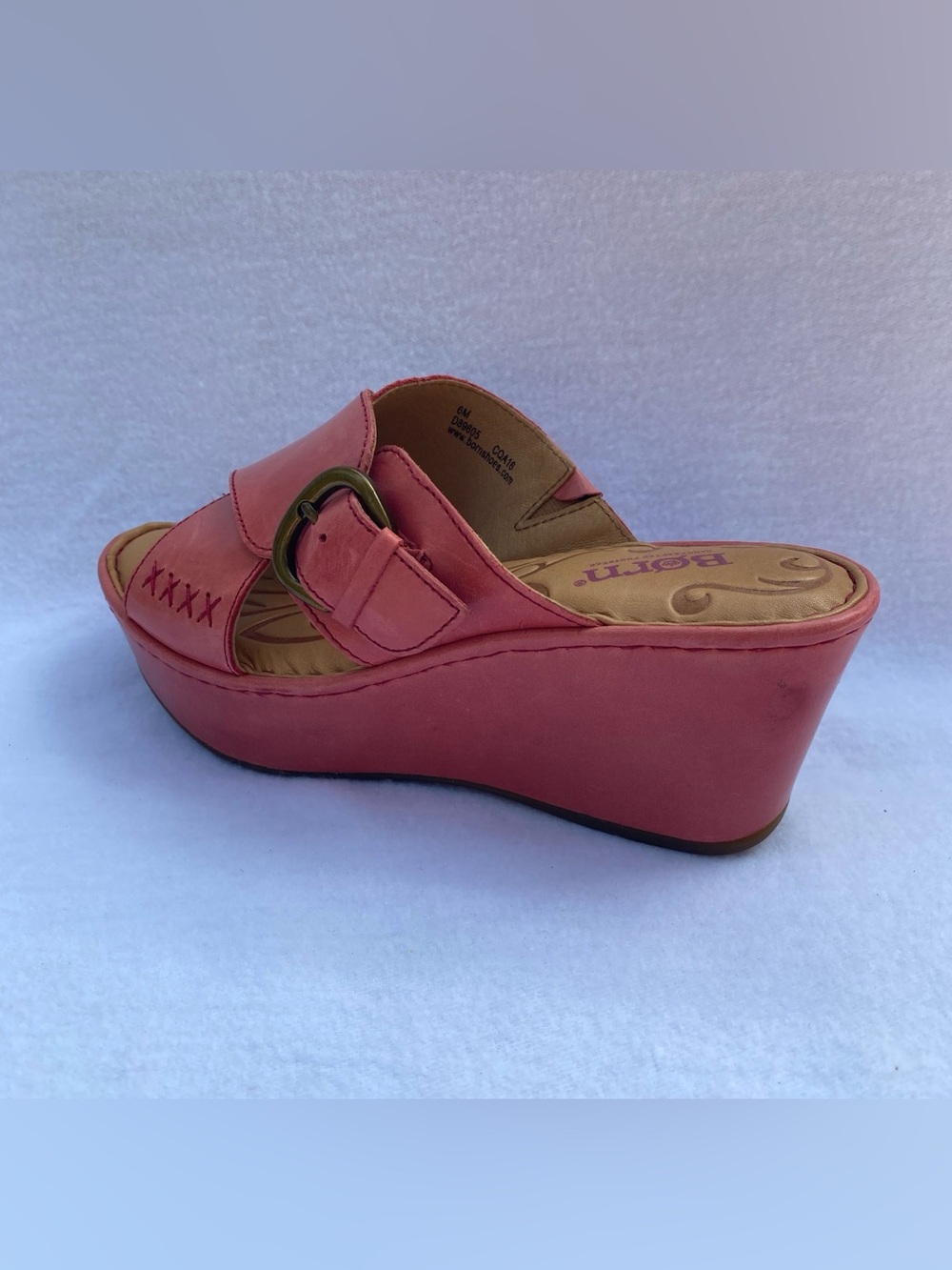 BORN Women’s "Curstyn" Wedge Sandals Pink Size 6M